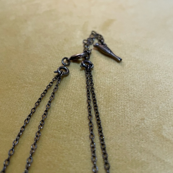 Chloe + Isabel for Birchbox turquoise-colored stone and rhinestone necklace NWT - Picture 7 of 7